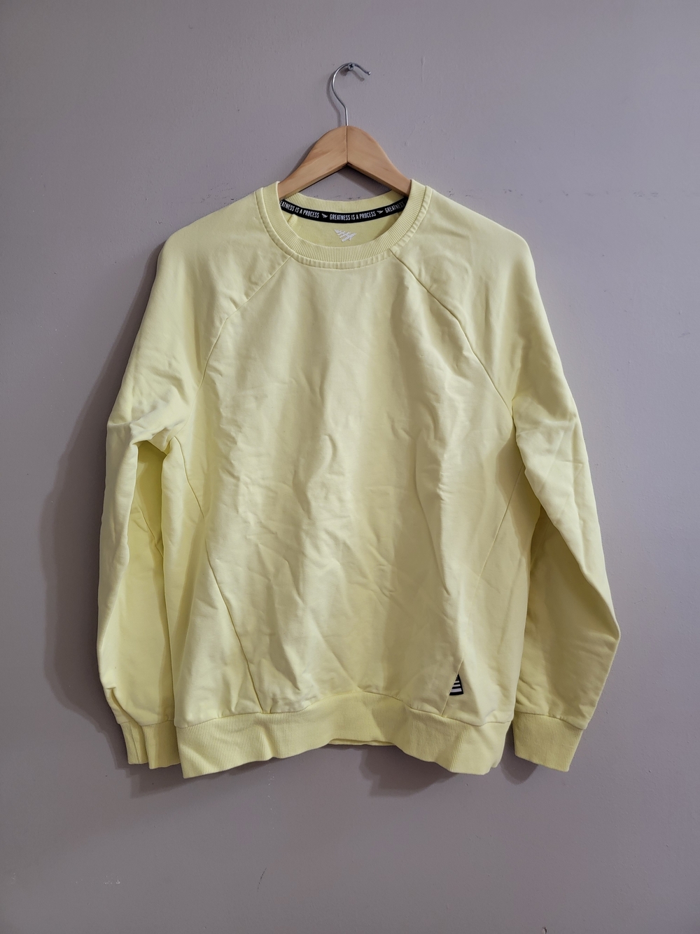 Paper Planes Men's Crewneck Sweatshirt - Light Yellow
